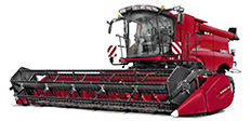 Case IH Axial-Flow Combine with Gorden Harvesting Equipment Parts